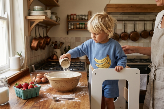 10 actividades Montessori en la cocina para niños de 2 a 4 años